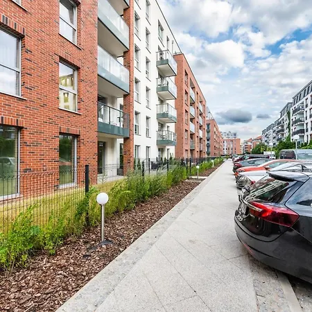 Comfort - Gdansk,angielska Grobla Lägenhet *